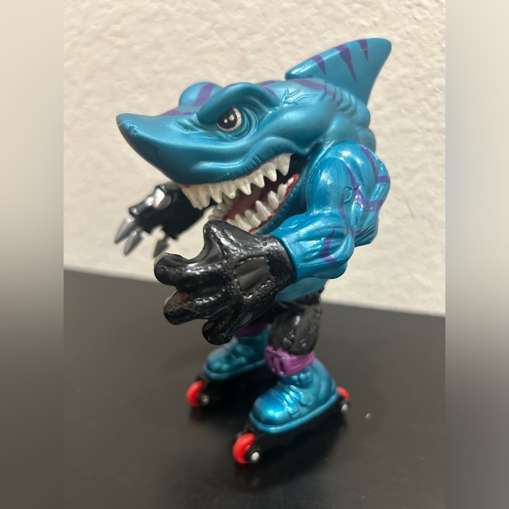 VTG Mattel Street Sharks STREEX Roller Blades 6" Action Figure 1994 Street Wise